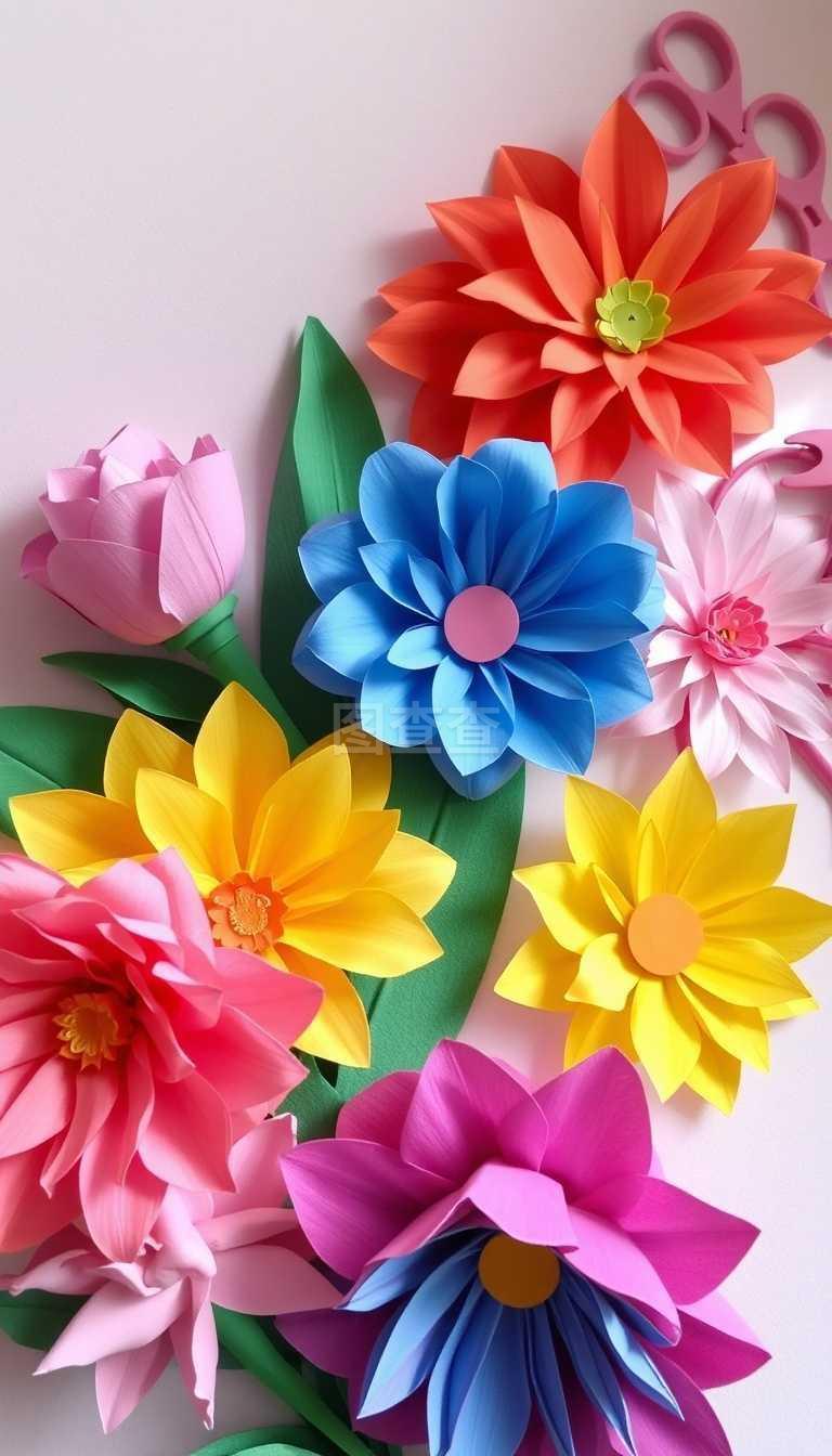 彩纸生花 手工纸花与纸制品的创意工坊